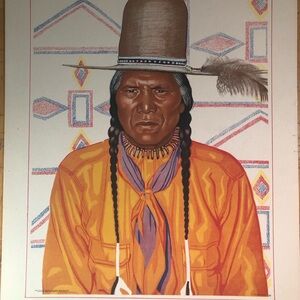 Vintage Winold Reiss lithograph print